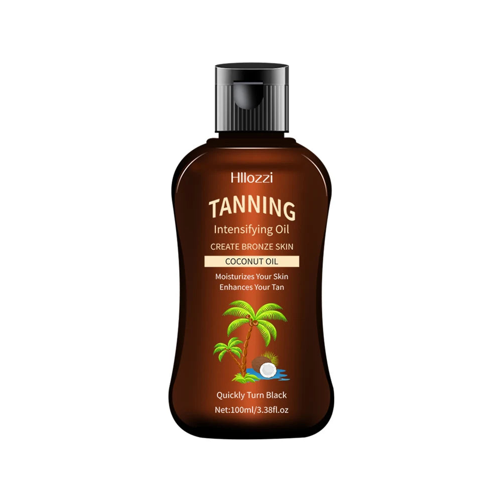 100Ml/3.38Fl.Oz Coconut Tanning Oil Sunless Tannersintensifying Oil Sunless Tannersintensifying Oil New Summer Products