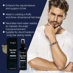 Men Sea Salt Spray for Hair Texturizing and Volumizing Natural Beach Waves with Sea Salt and Minerals Light Hold Finishing