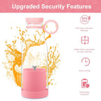 1Pc 420Ml Personal Size Blender, Portable Blender, Battery Operated USB Blender, Smoothies Blender Bottle Portable Juicer