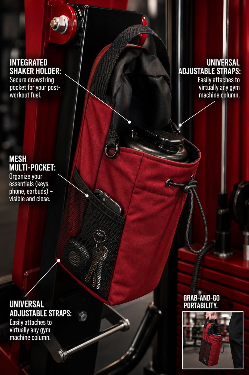 Magnetic Water Bottle Holder Gym