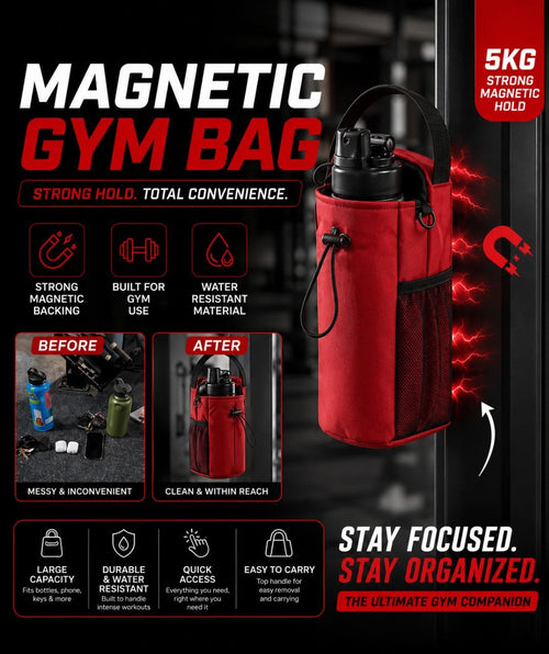 Magnetic Water Bottle Holder Gym